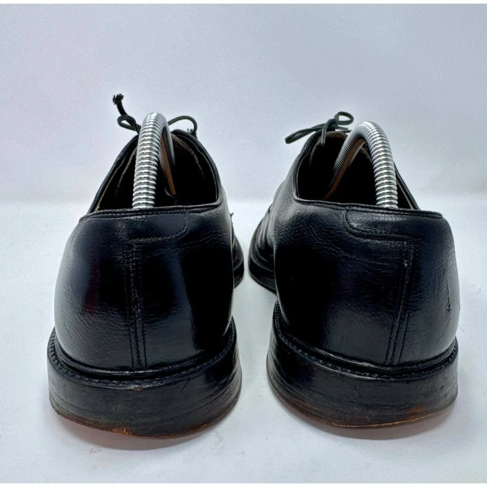 Vintage Mason Velvet-Eez 312 Men's 8.5 D Black Leather Derby Dress Shoes USA